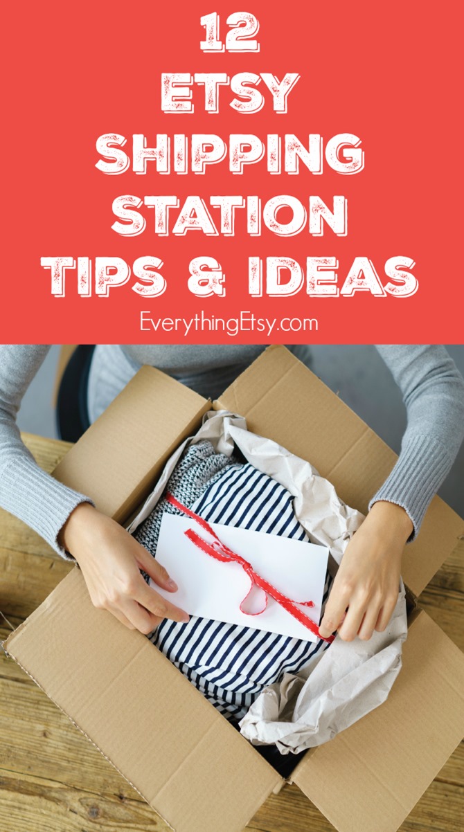 12 Etsy Shipping Station Tips & Ideas - Etsy Business on EverythingEtsy.com
