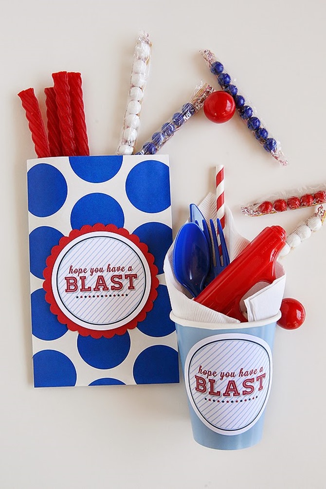 4th of July Party Printables - 12 Free Downloads - EverythingEtsy.com - Party Set
