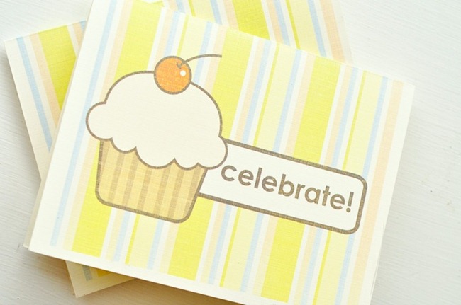 Birthday card printable - Cupcake