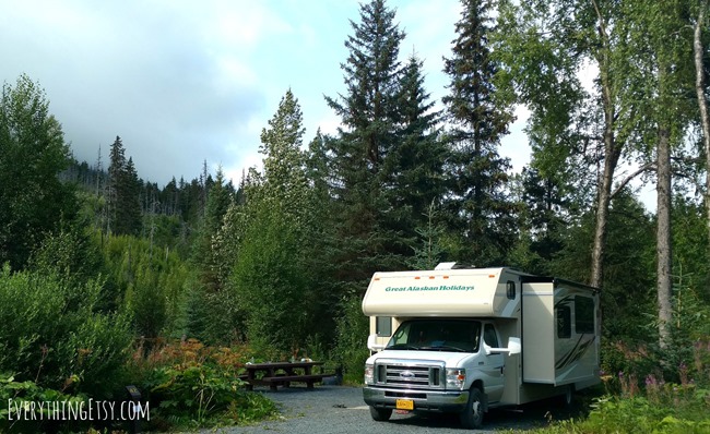Camping in Alaska - Motorhome Style - EverythingEtsy.com
