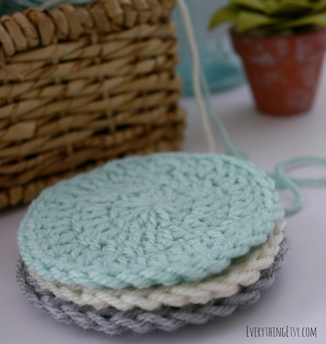 Circle Washcloth Crochet Pattern on EverythingEtsy.com