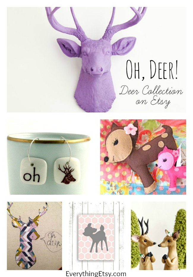 Deer Collection on Etsy - EverythingEtsy.com