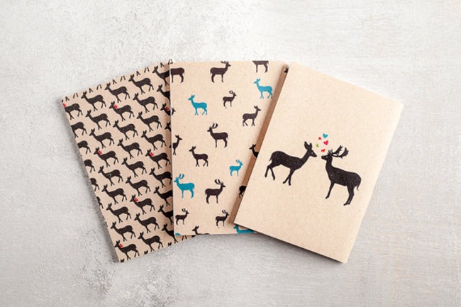 Deer Notebooks on Etsy - Hamutelet