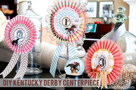 DIY Kentucky Derby Centerpiece Idea