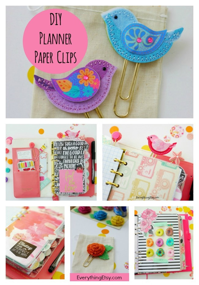 DIY Planner Paper Clips & Ideas on EverythingEtsy