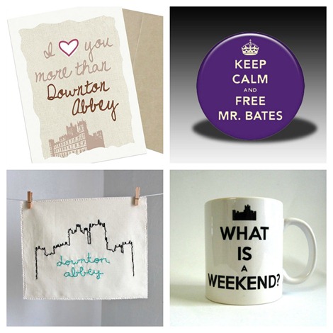 Downton Abbey Collection on Etsy