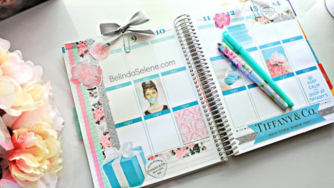 Free Printable Planner Stickers - TIffany Inspired
