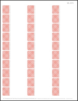 2.625 x 1 Free Printable Labels - 30 per sheet