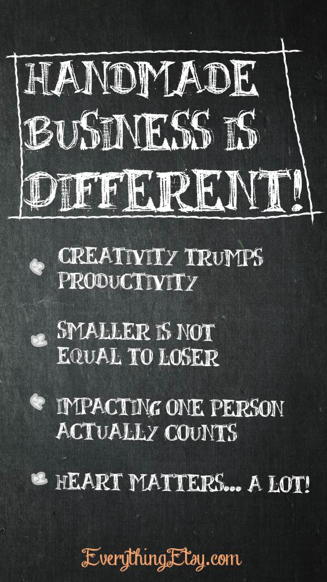 Handmade Business Is Different