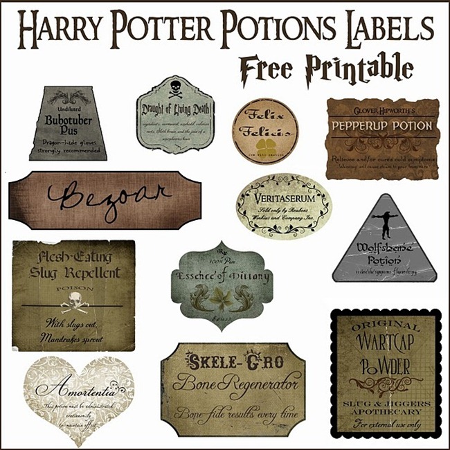 Harry Potter Printable Set