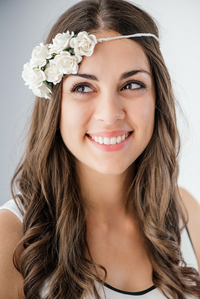 How to Make an Easy DIY Flower Headband for Your Wedding - The Pretty Blog