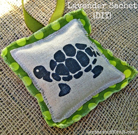 Turtle Lavender Sachet {DIY}