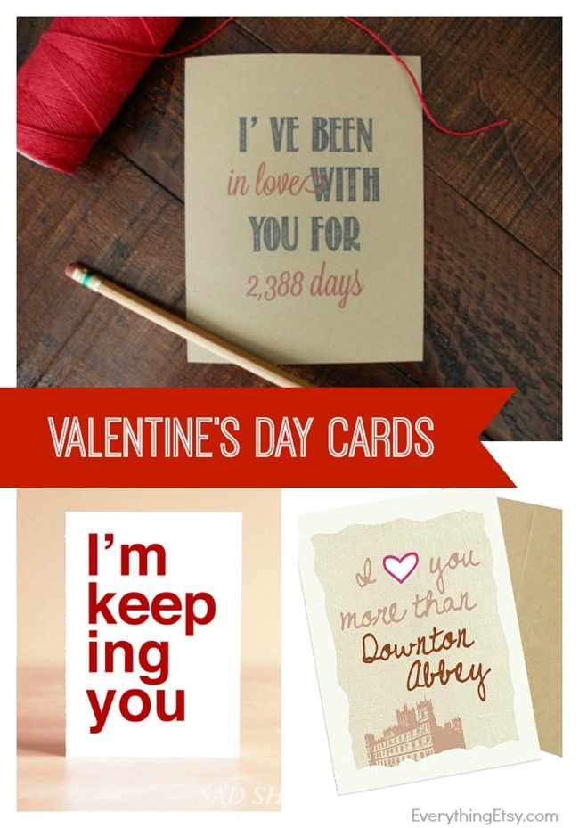 Valentine's Day Cards on Etsy - EverythingEtsy.com