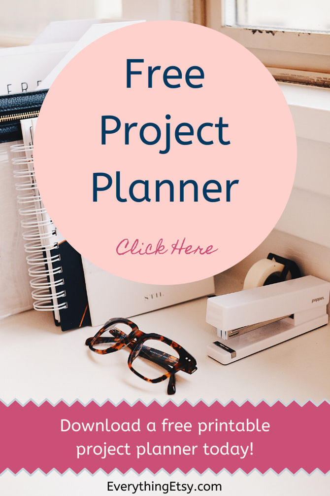 Free Project Planner Printable Download on EverythingEtsy.com