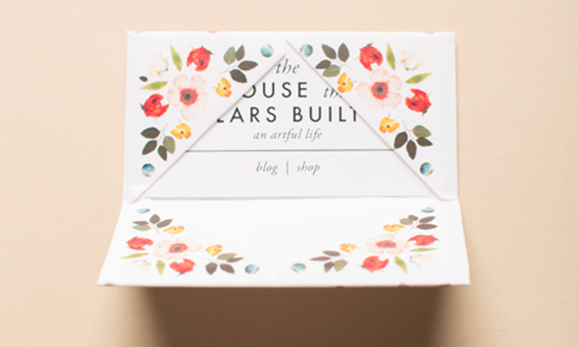 DIY Business Card Holder - Printable from The House That lars Built