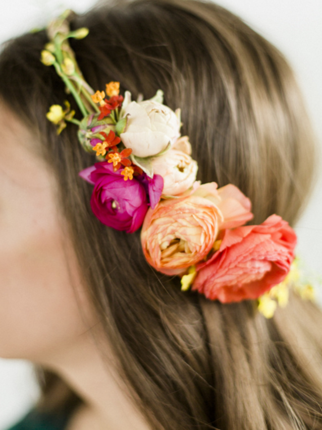 How to Make a Flower Headband from Style Me Pretty